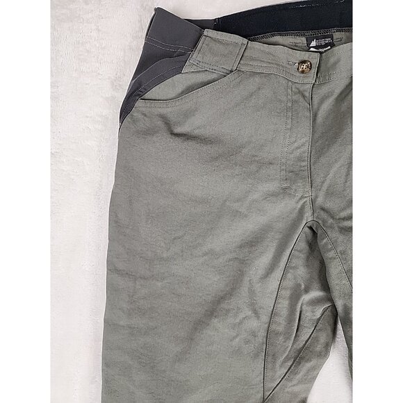 Vintage Mountian Equipment Co-op Green/Grey Hiking Nylon Pants Women’s Size 16 - Picture 2 of 16